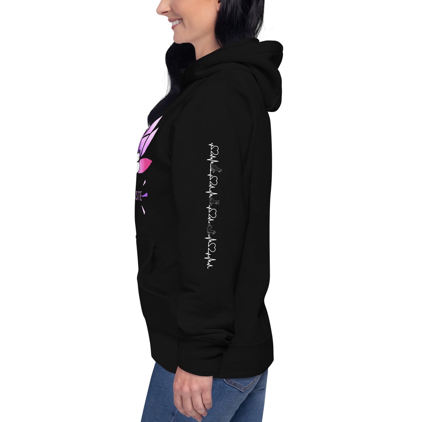 Purple Lotus Llamaste Hoodie
