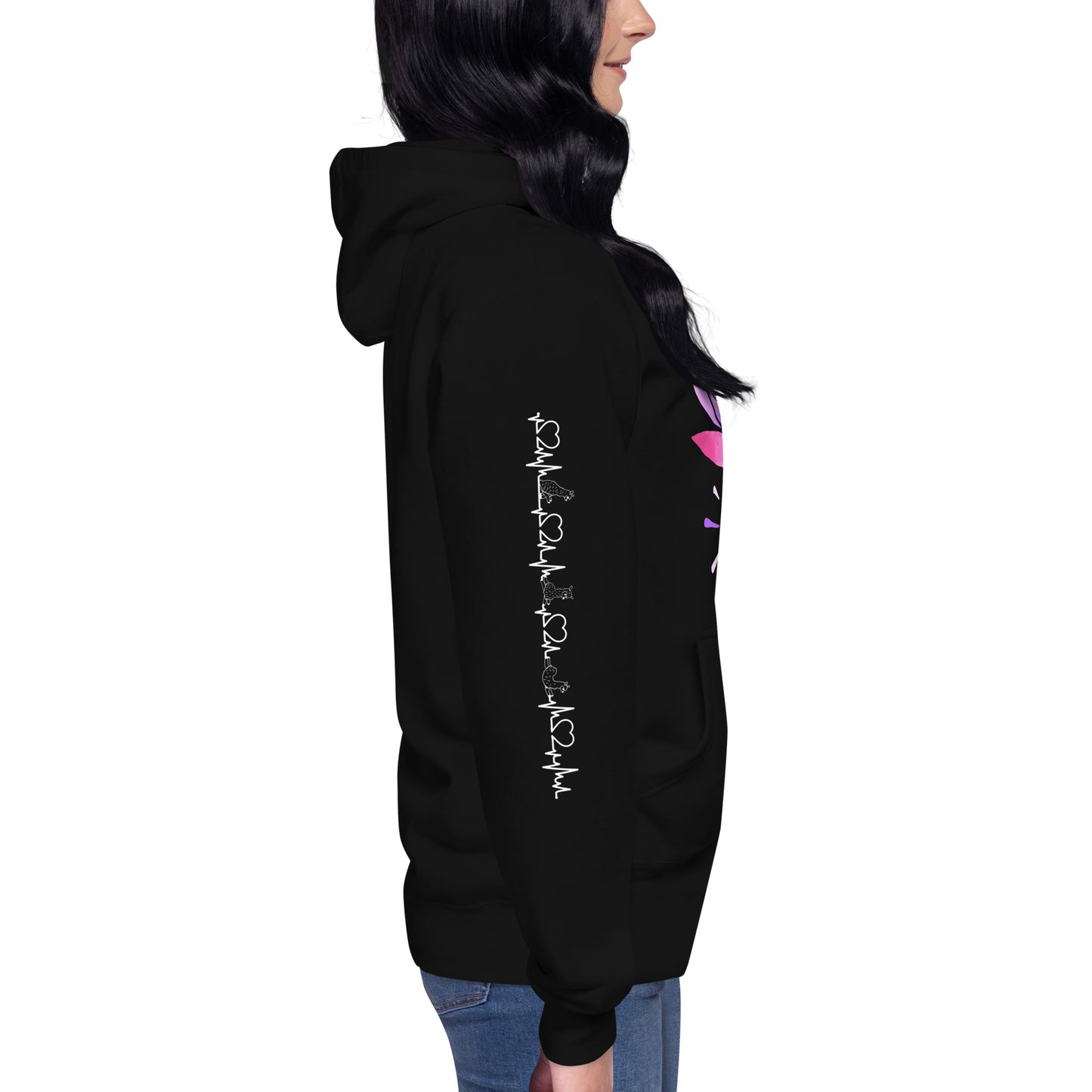 Purple Lotus Llamaste Hoodie