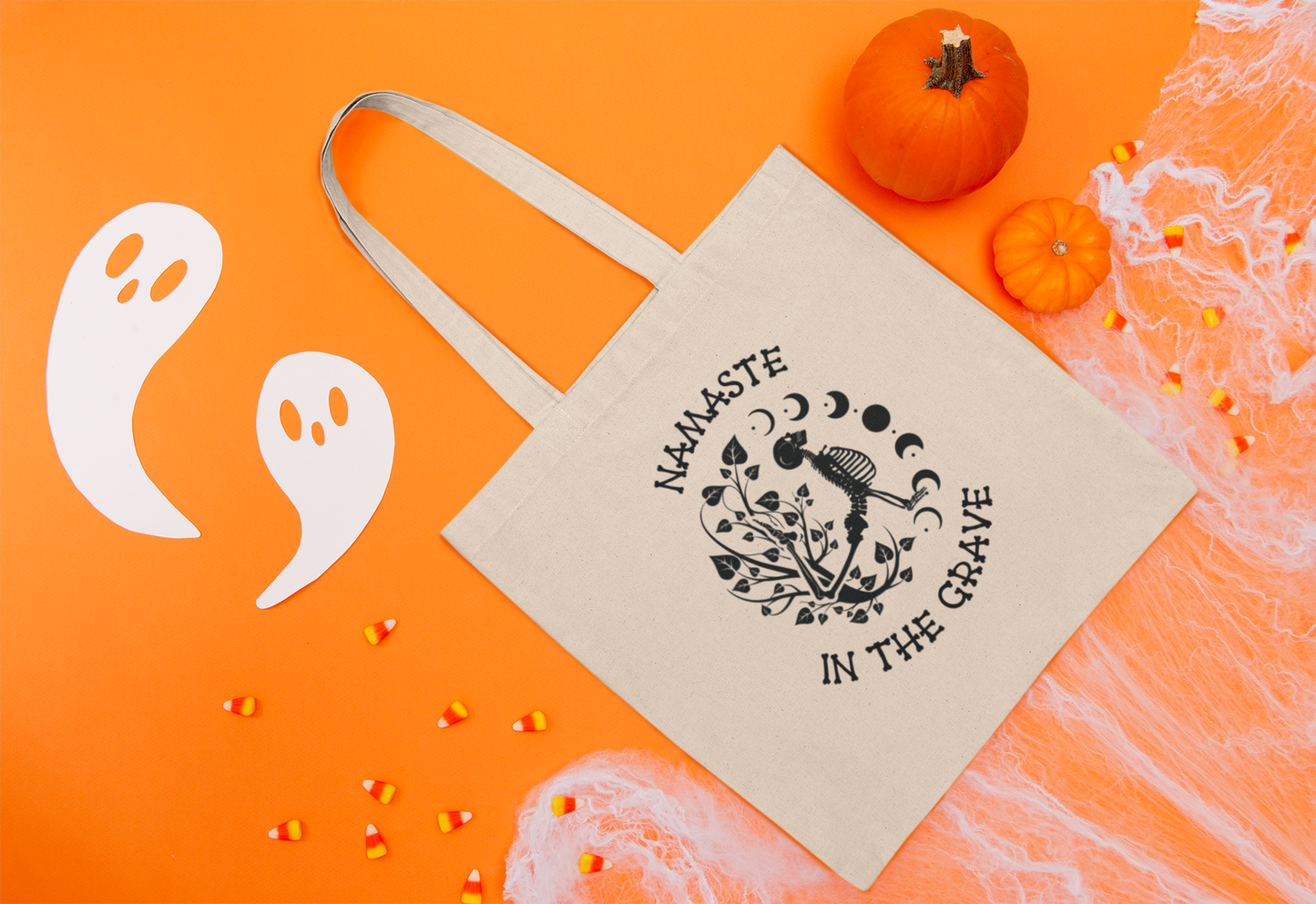 Namaste in the Grave Tote Bag