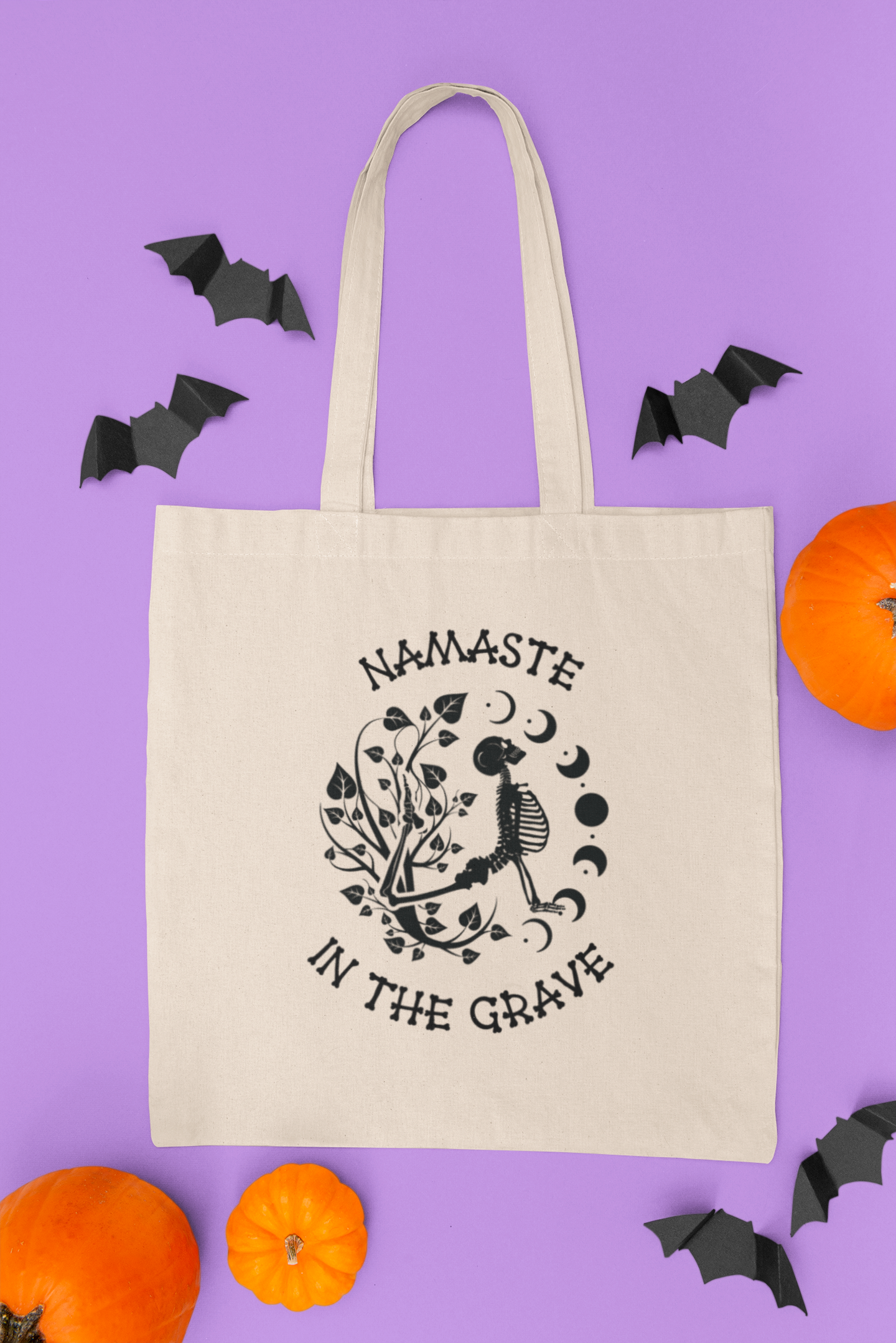 Namaste in the Grave Tote Bag