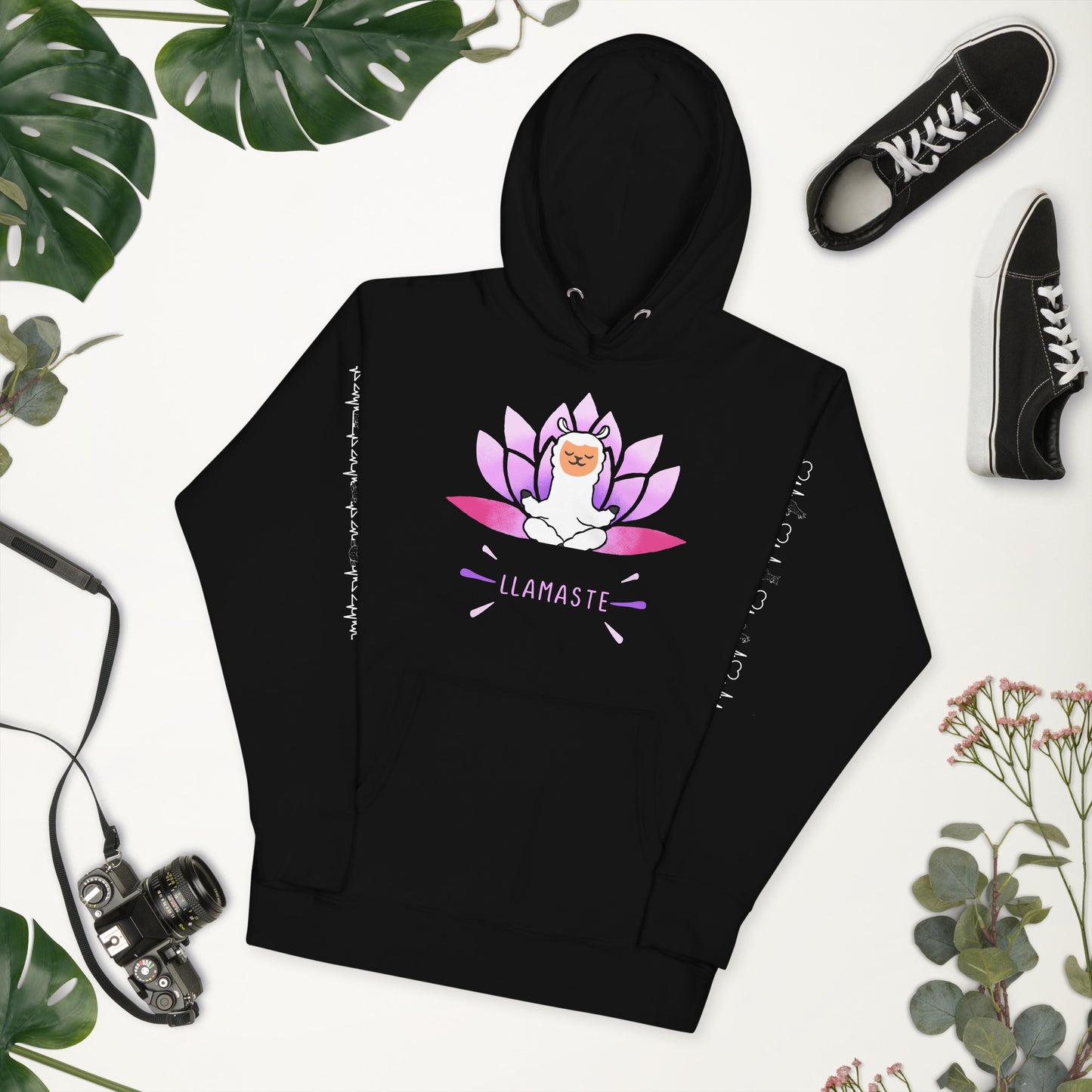 Purple Lotus Llamaste Hoodie