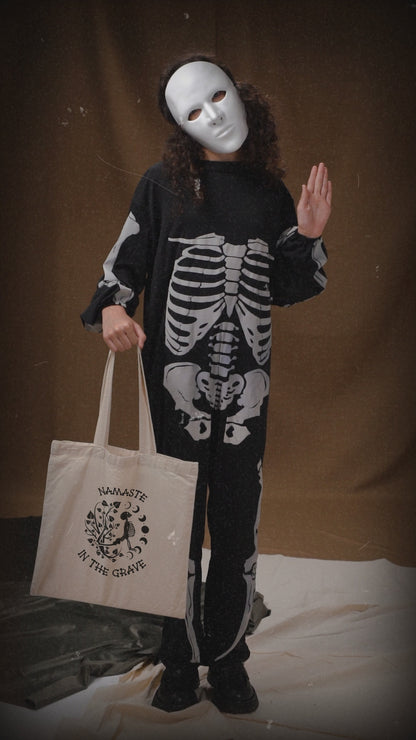 Namaste in the Grave Tote Bag