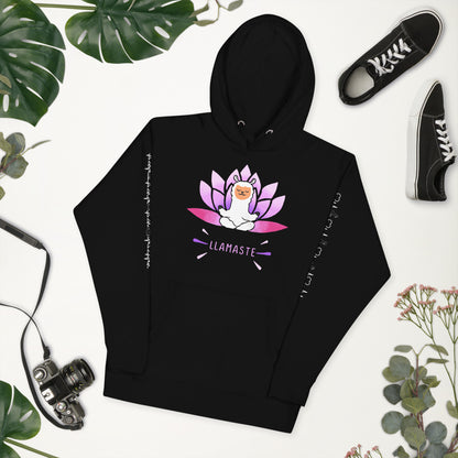 Purple Lotus Llamaste Hoodie